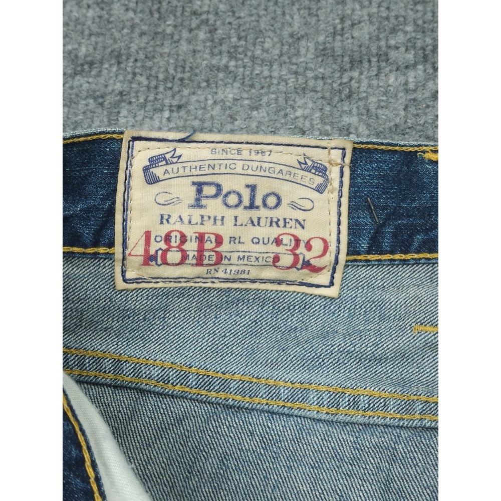 Polo Ralph Lauren Jeans Mens 48B x 32 Blue HAMPTON STRAIGHT Big Tall NWT - Picture 7 of 14